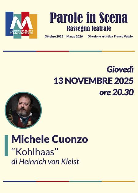 KOHLHAAS (M. CUONZO) - PAROLE IN SCENA