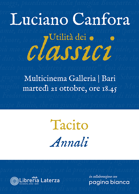 UTILITA' DEI CLASSICI: TACITO, ANNALI
