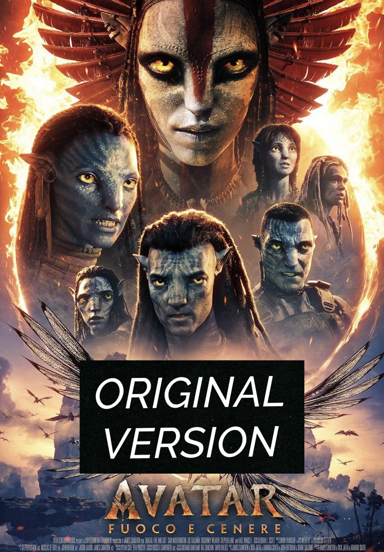 Immagine del film Avatar: fuoco e cenere (avatar: fire and ash) – v. o.