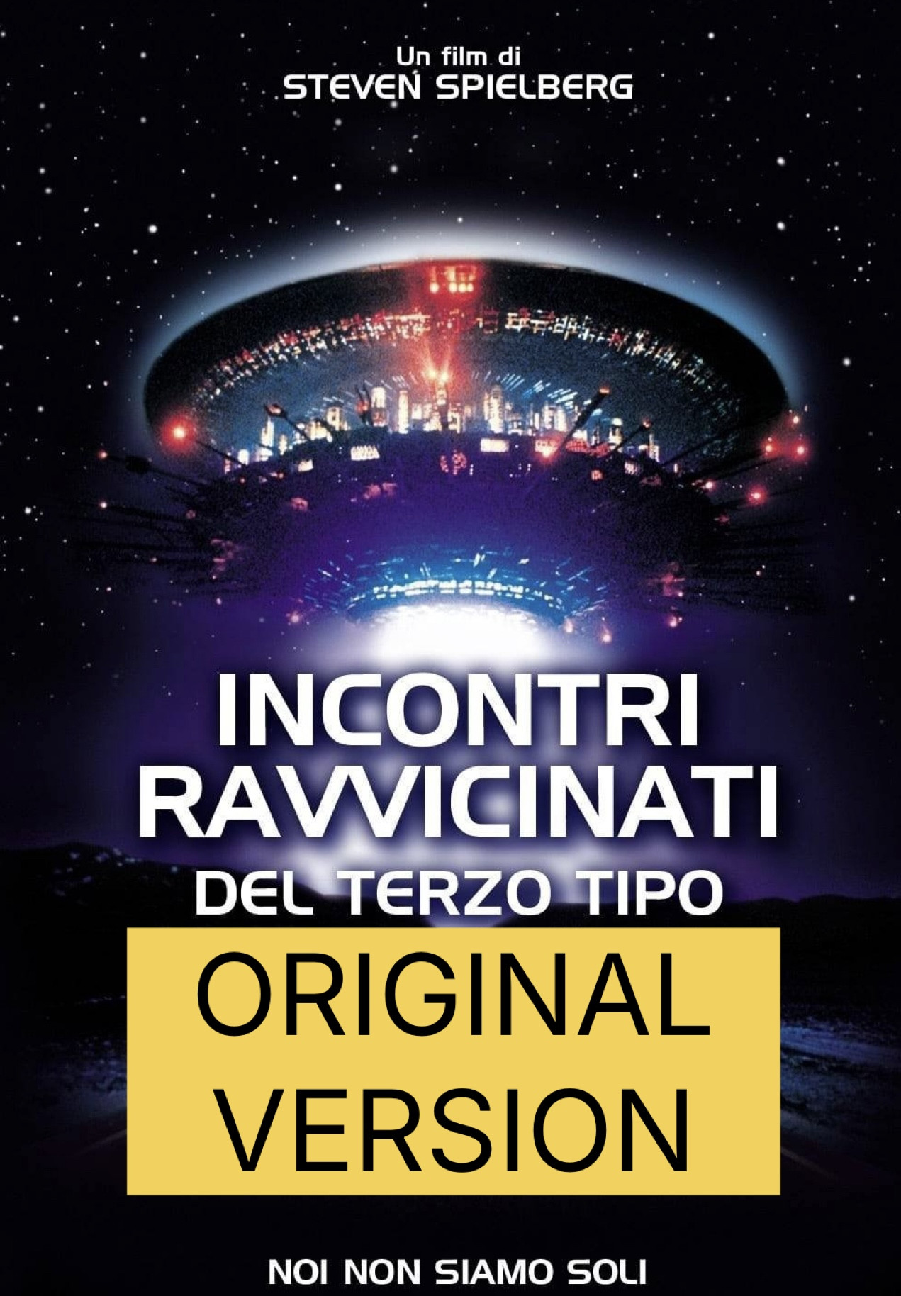 Locandina del film Incontri ravvicinati del terzo tipo (close encounters of the third kind)