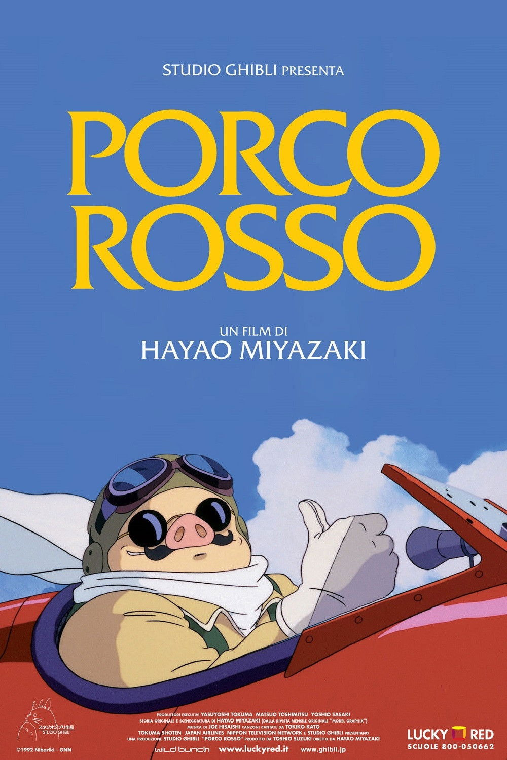 Locandina del film Porco rosso (kurenai no buta)