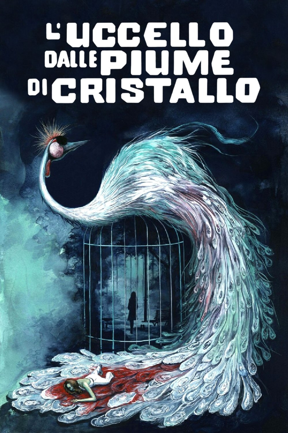 Locandina del film L'uccello dalle piume di cristallo (ried.)