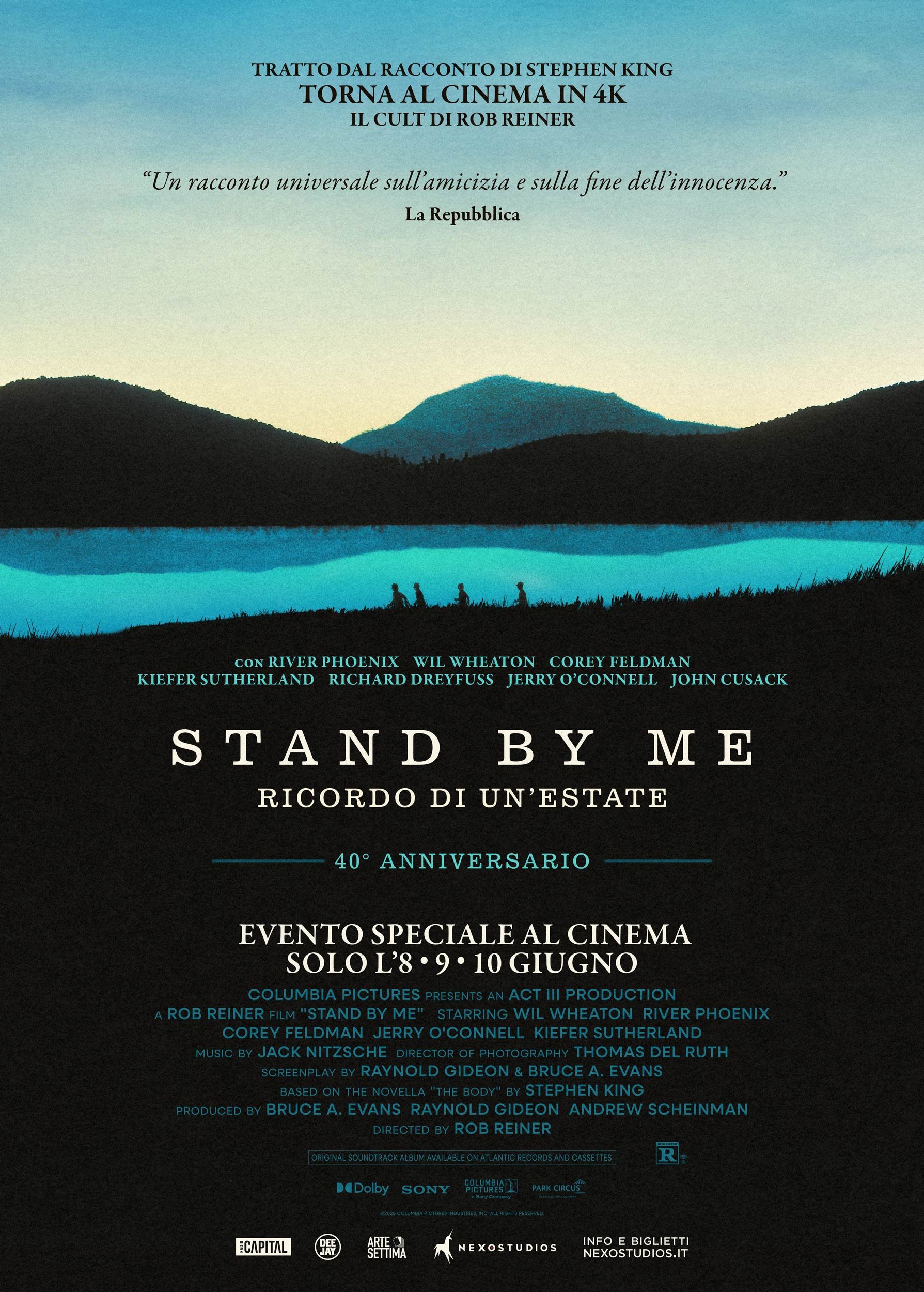 STAND BY ME - RICORDO DI UN'ESTATE 4K (40°ANNIVERSARIO) - V.O.