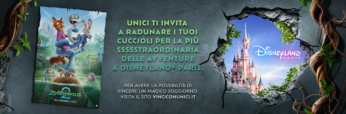Zootropolis 2 – Concorso UNICI Disneyland Paris