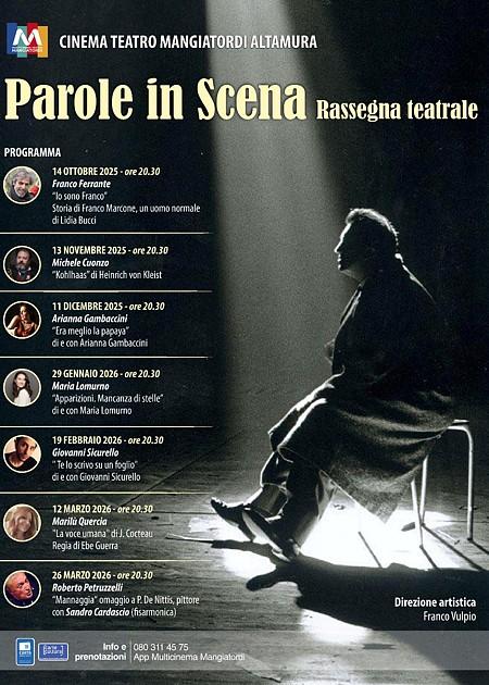 PAROLE IN SCENA
