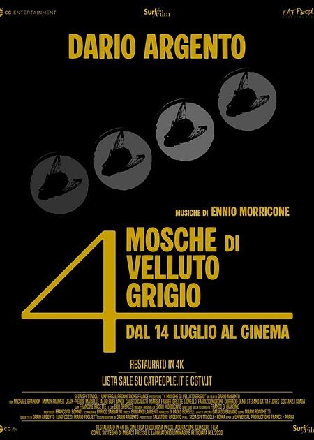 QUATTRO MOSCHE DI VELLUTO GRIGIO (RIED.)