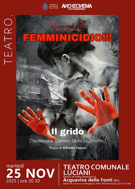 FEMMINICIDIO... IL GRIDO