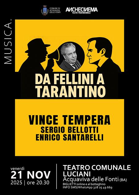 VINCE TEMPERA & BAND / DA FELLINI A TARANTINO