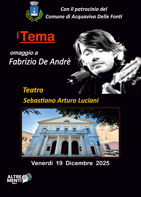 I TEMA / OMAGGIO A FABRIZIO DE ANDRÈ