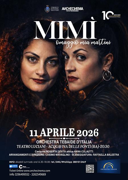 ORCHESTRA TEBAIDE / OMAGGIO A MIA MARTINI 