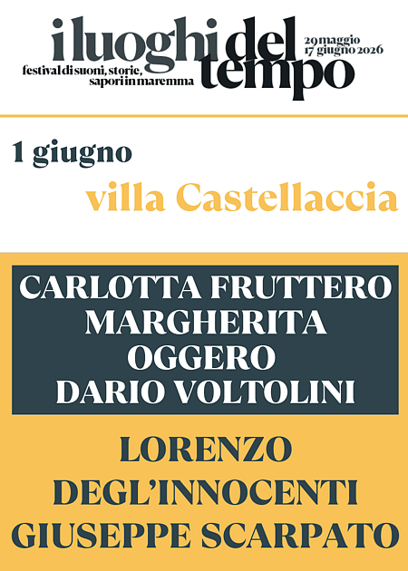 LORENZO DEGL'INNOCENTI E GIUSEPPE SCARPATO - I LUOGHI DEL TEMPO 2026
