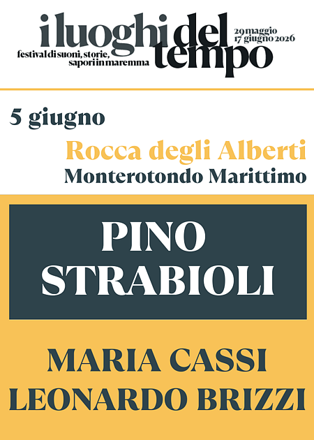 MARIA CASSI E LEONARDO BRIZZI - I LUOGHI DEL TEMPO 2026
