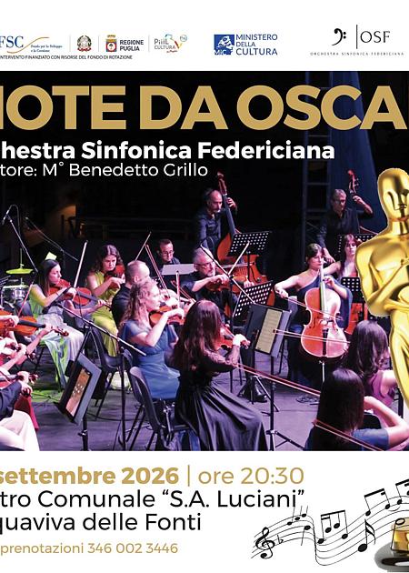 NOTE DA OSCAR - Orchestra Sinfonica Federiciana