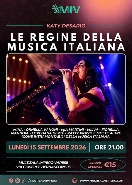 LE REGINE DELLA MUSICA ITALIANA - KATY DESARIO
