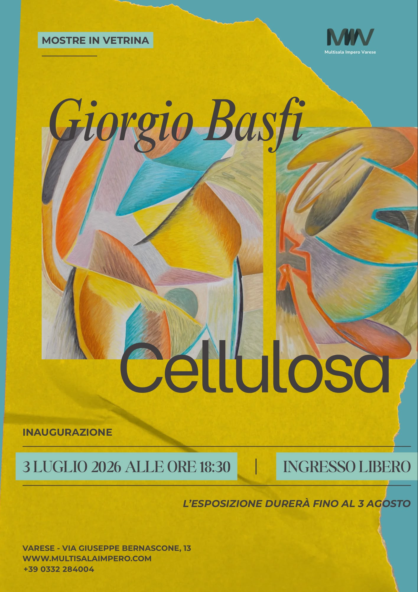 Giorgio basfi - mostra dal 3 luglio al 3 agosto