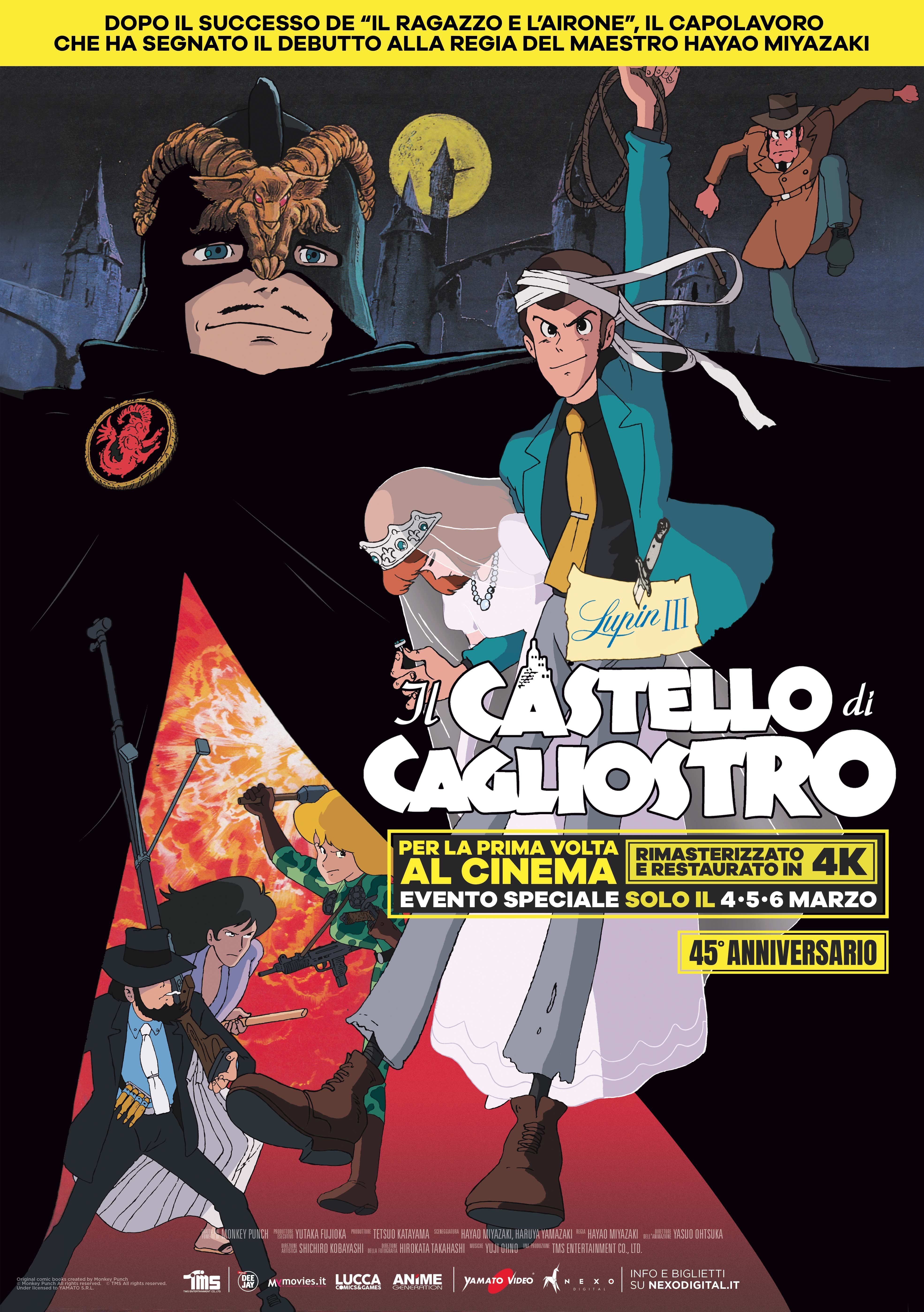 Lupin iii: il castello di cagliostro (ried. 4k)