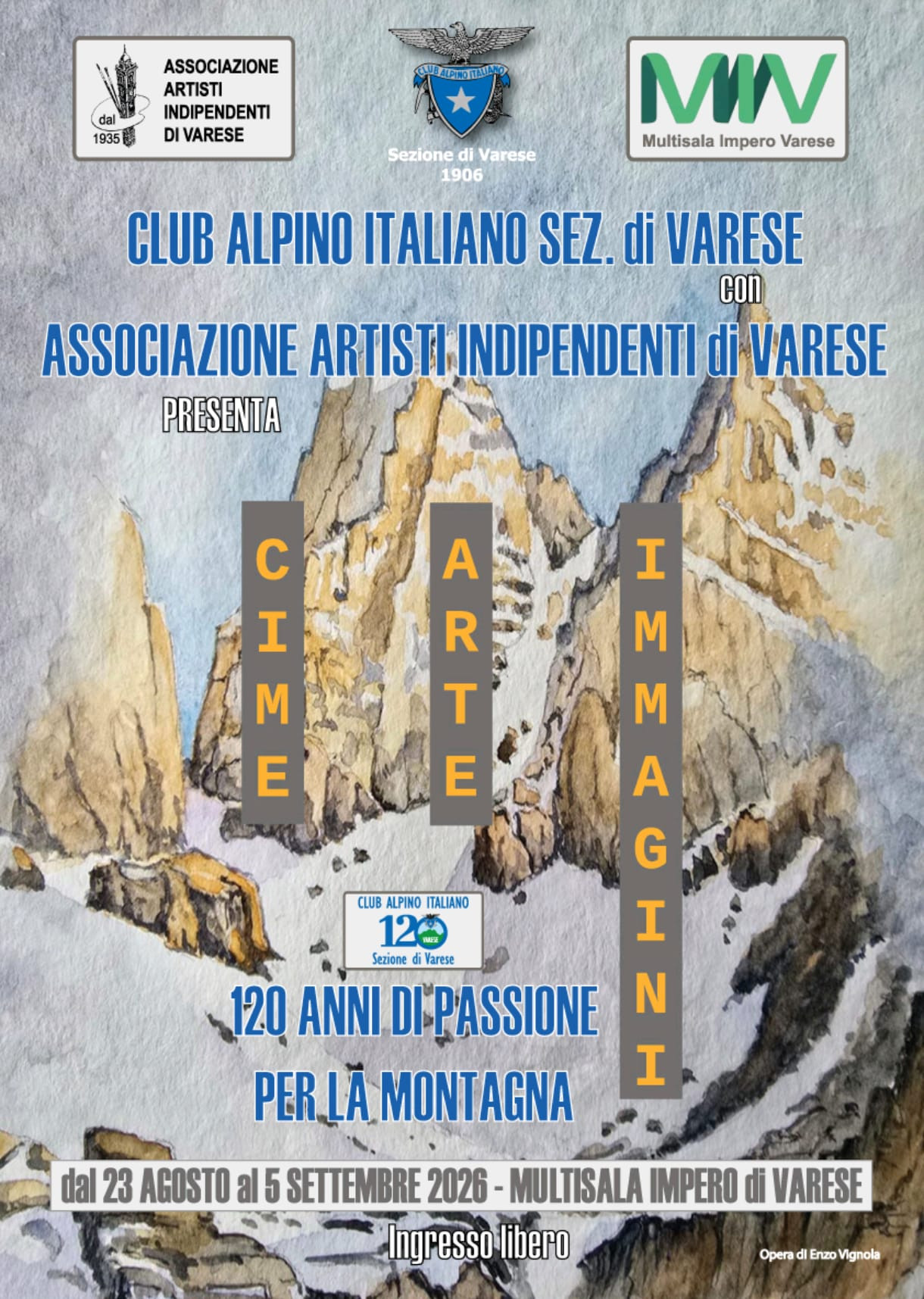 Cime arte immagini - mostra dal 23 agosto al 5 settembre