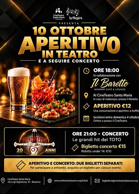 Aperitivo a teatro - Festeggia con noi 20 anni di Mindfields