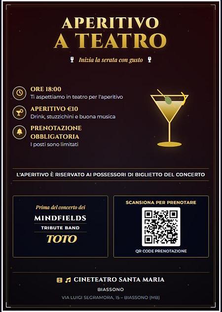Aperitivo a teatro - Festeggia con noi 20 anni di Mindfields