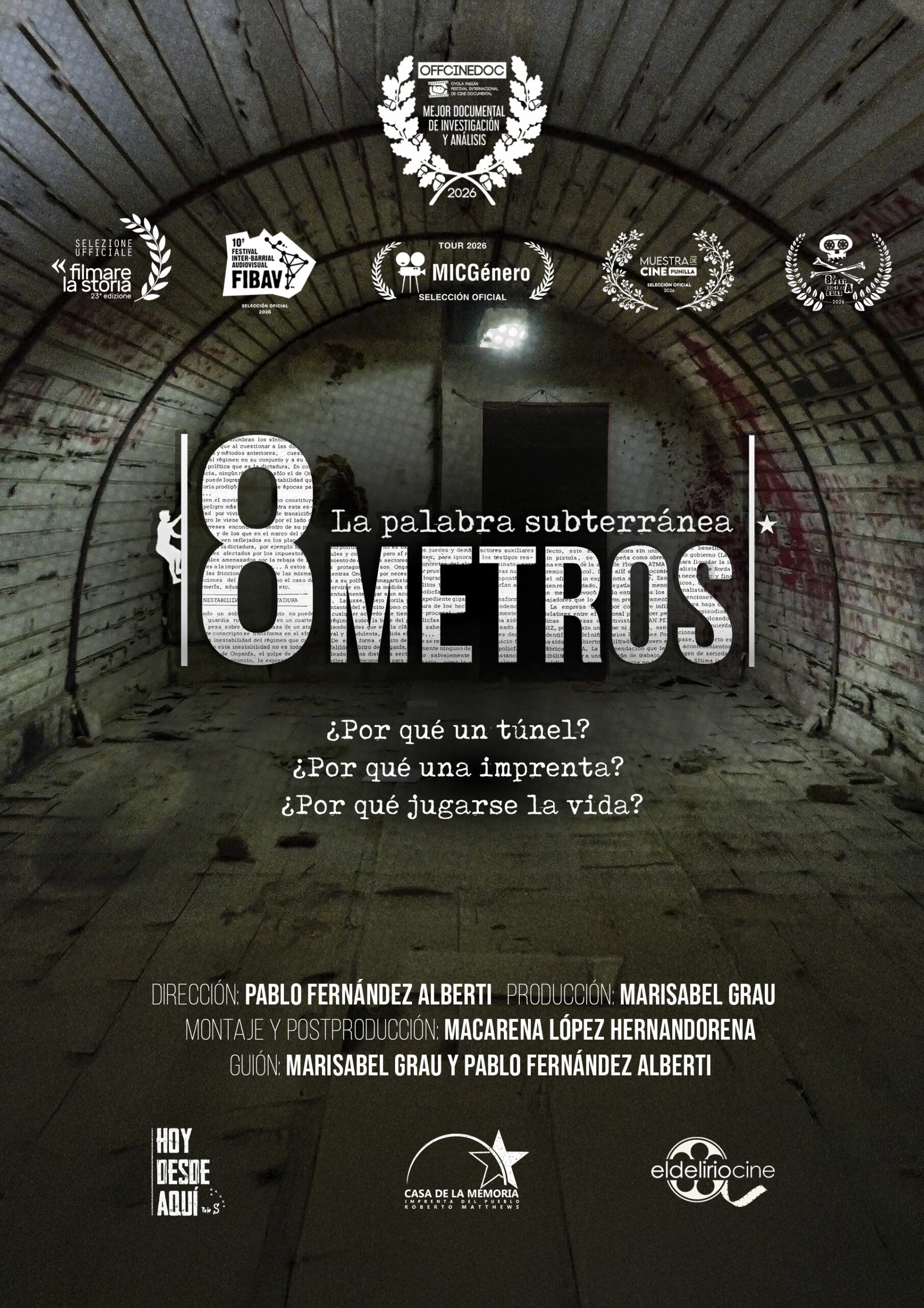 8 metri: la parola della metropolitana (8 meters: the underground word)