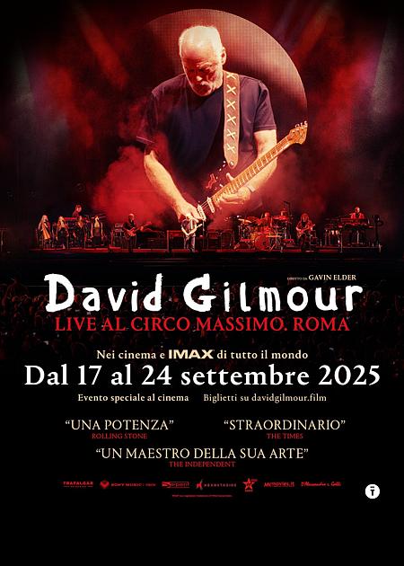 DAVID GILMOUR LIVE AL CIRCO MASSIMO. ROMA
