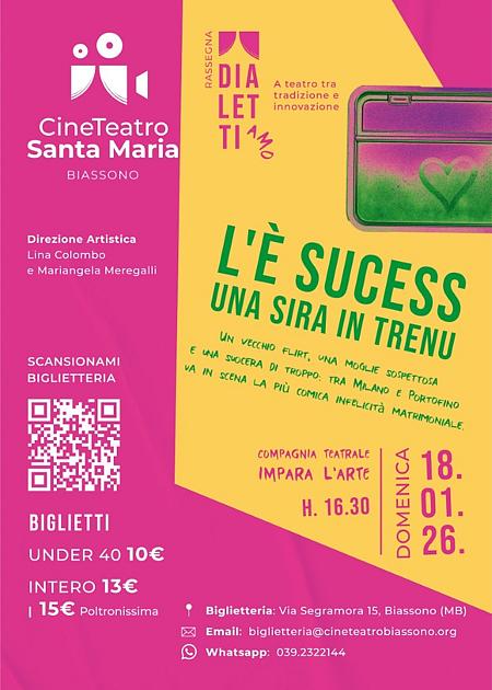 L'è suecess una sira in trenu