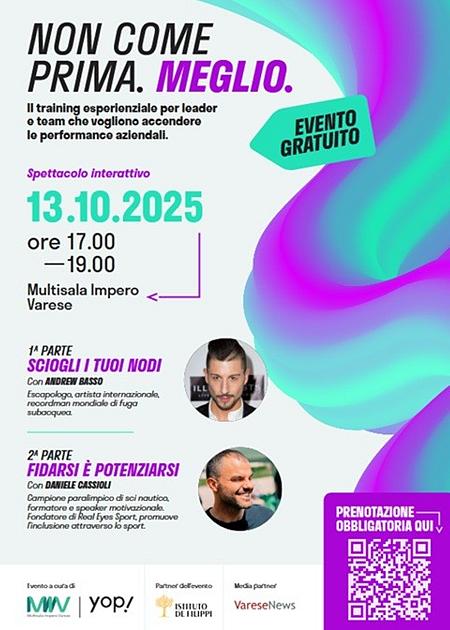 NON COME PRIMA. MEGLIO.