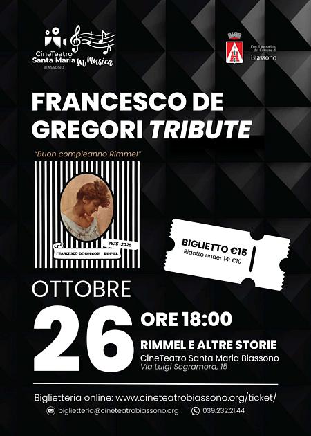 Francesco De Gregori: tribute