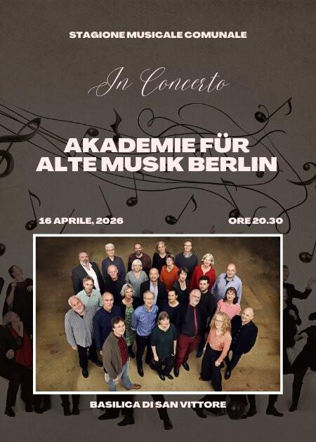 Akademie für Alte Musik Berlin 16 aprile 2026
