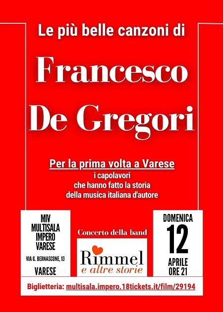 RIMMEL E ALTRE STORIE OMAGGIO A F. DE GREGORI