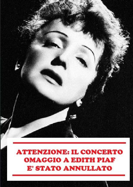 BELLE HISTOIRE OMAGGIO A EDITH PIAF