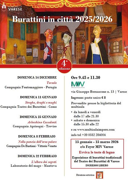 TORSOLO - BURATTINI IN CITTA' 2026