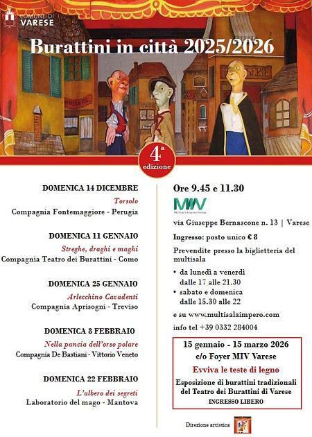 L'albero dei segreti - burattini in citta' 2026