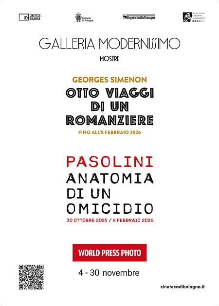 GEORGES SIMENON. OTTO VIAGGI DI UN ROMANZIERE / PASOLINI. ANATOMIA DI UN OMICIDIO / WORLD PRESS PHOTO 2025