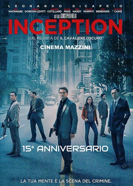 INCEPTION - 15° ANNIVERSARIO