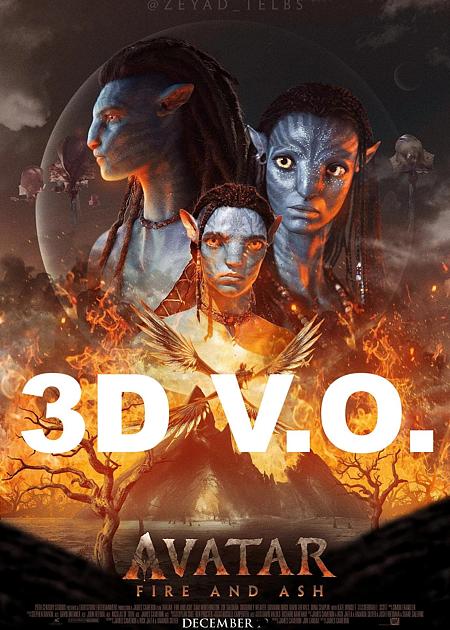AVATAR: FIRE AND ASH - ORIGINAL LANGUAGE - 3D LASER