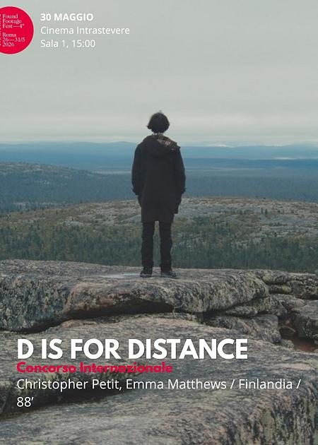 D IS FOR DISTANCE