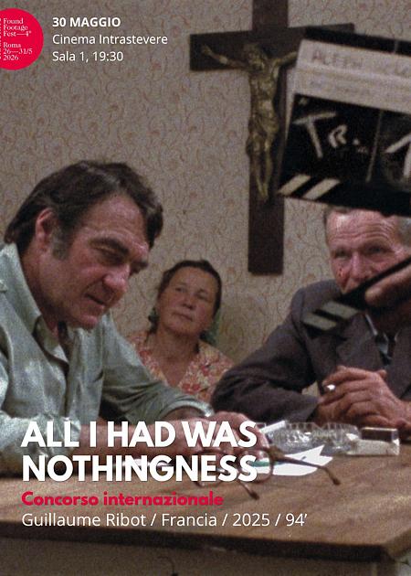 ALL I HAD WAS NOTHINGNESS