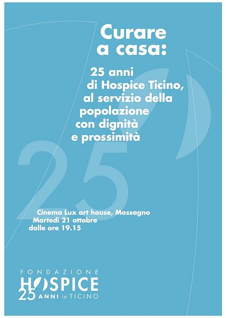25 ANNI HOSPICE - CURARE A CASA