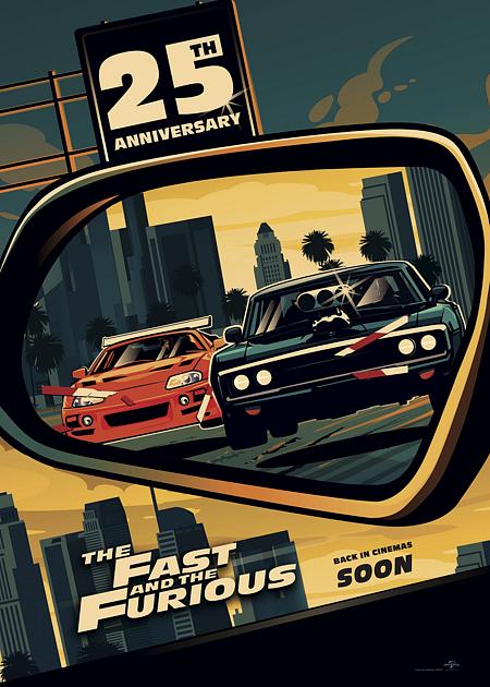 The Fast And The Furious 25th Anniversary Re-Release